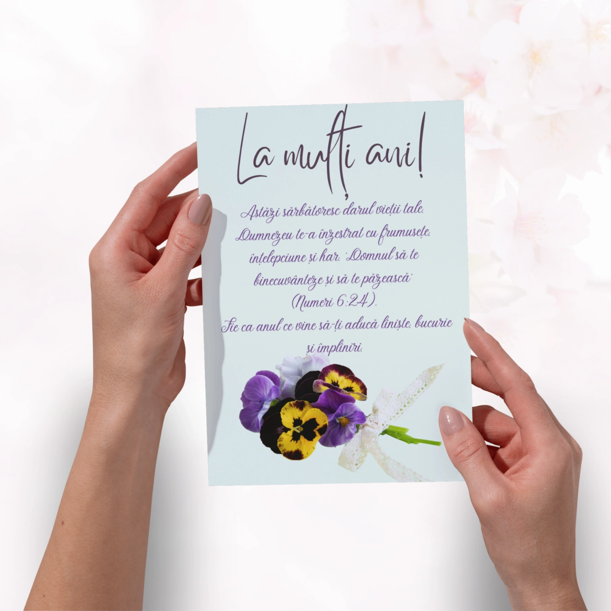 Felicitare de ziua de nastere, La multi ani!